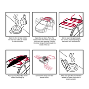Mystic Inflatable Roofrack System Single