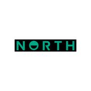 North North Wordmark Promo Sticker Large set of 10