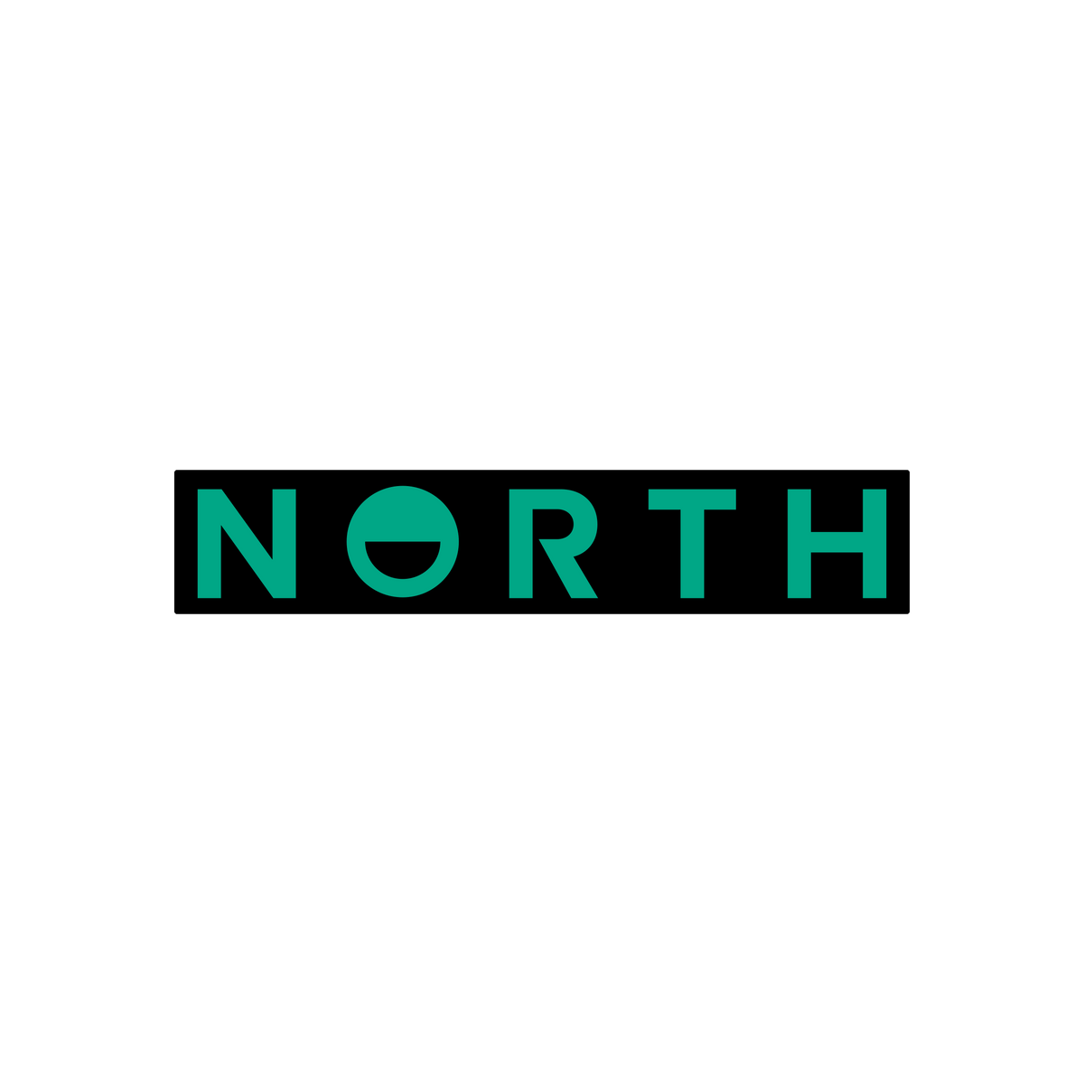 North North Wordmark Promo Sticker Large set of 10