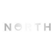 North North Wordmark Vehicle Sticker X-Large set of 2