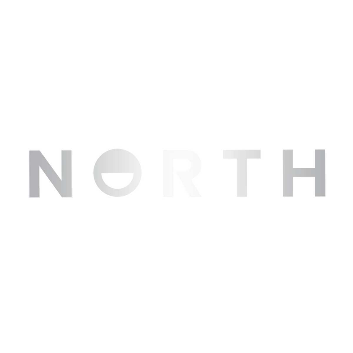 North North Wordmark Vehicle Sticker X-Large set of 2