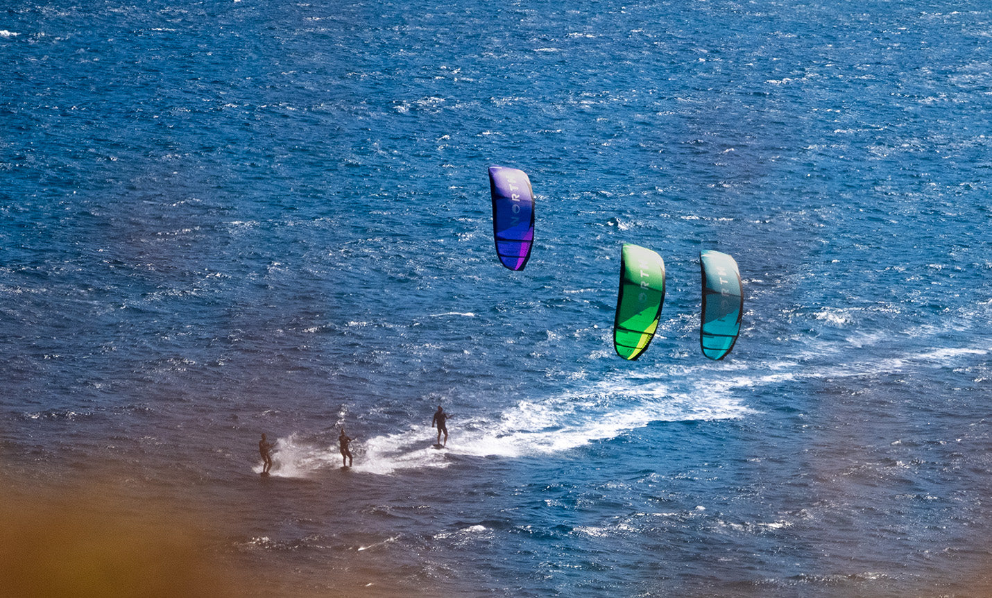 Kite session at speed