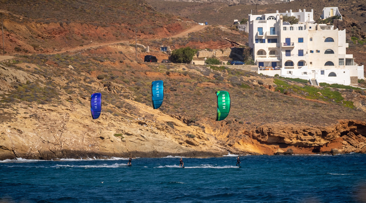 Kiter boosting on a North Orbit