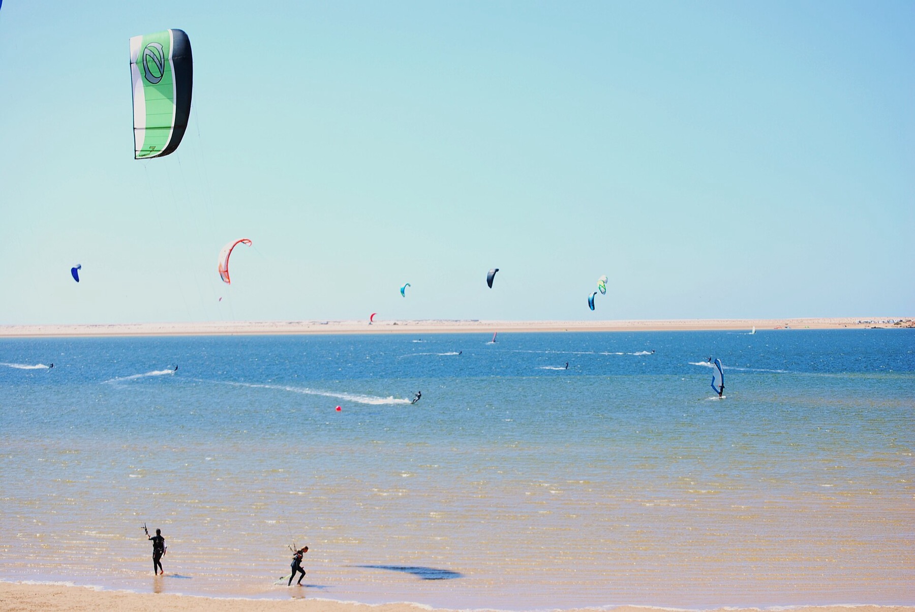 Dakhla Lagoon wind-trip view