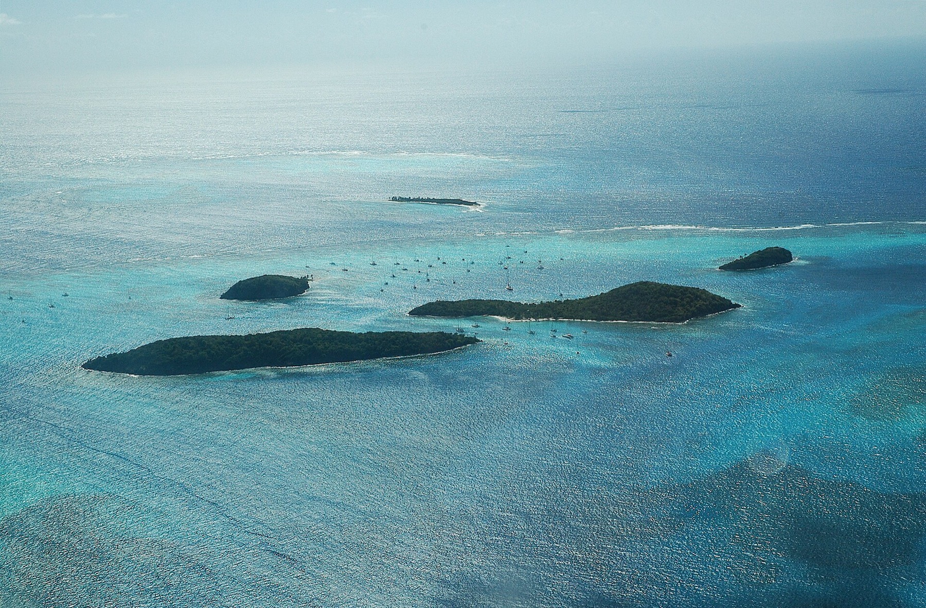 Tobago Cays wind-trip view